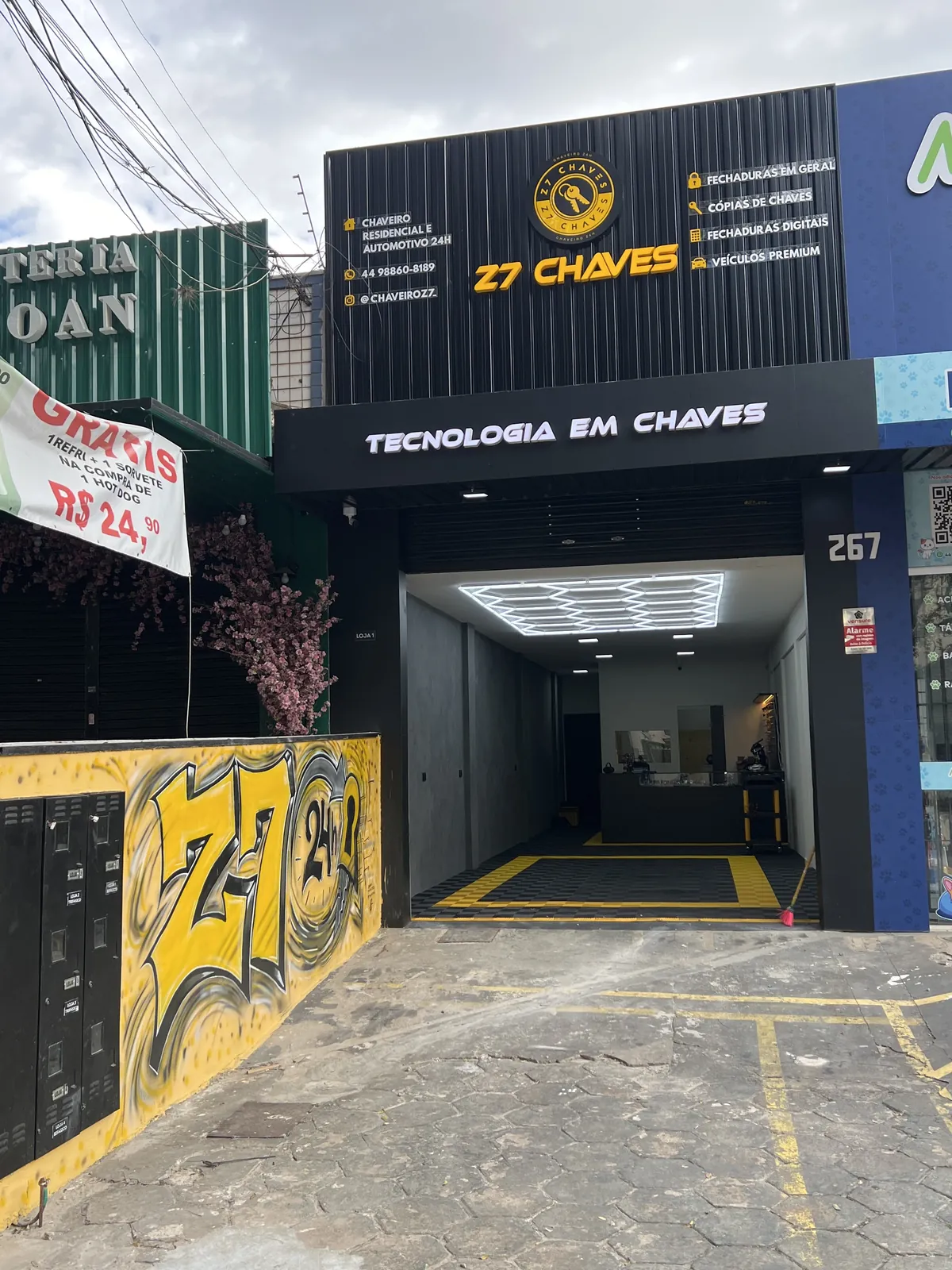 Chaveiro da Z7 atendendo em Paiçandu